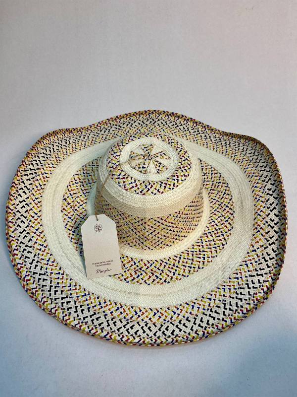Herencia Élite, sombrero vueltiao original tejido a mano en caña flecha — artesanía colombiana de Manglar